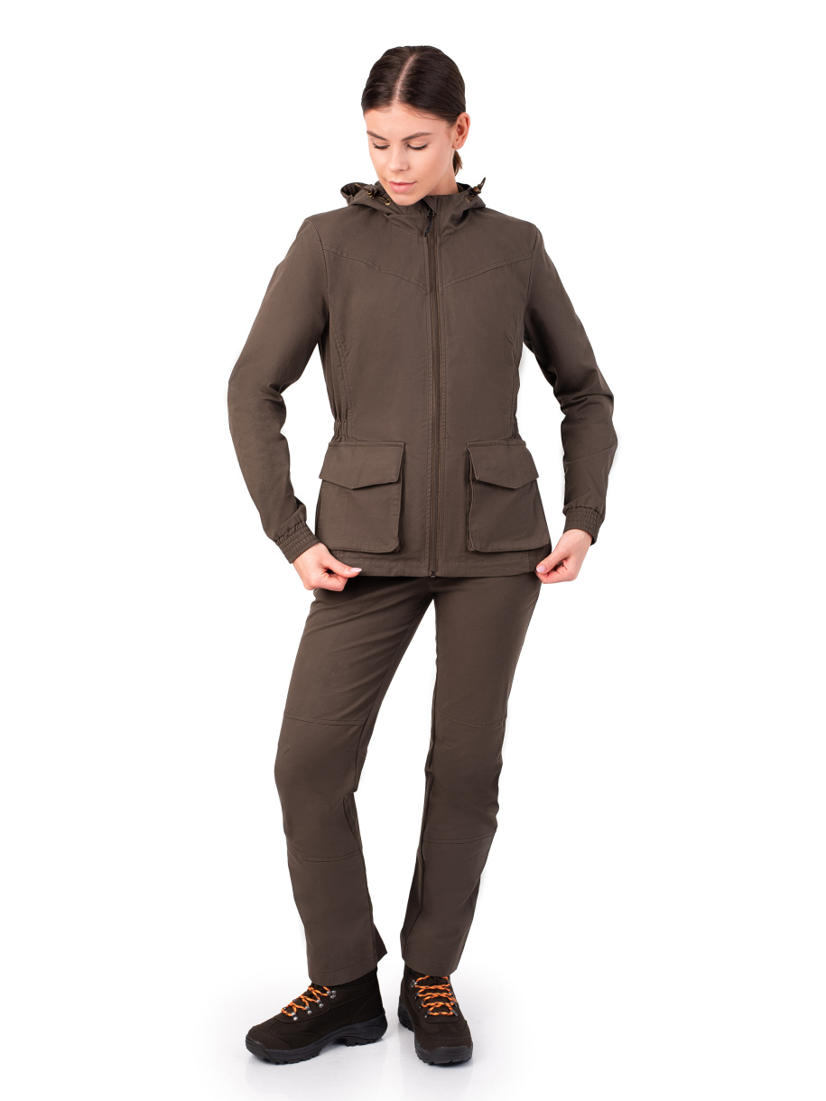 Илва женская куртка для охоты PRIDE, коричневый