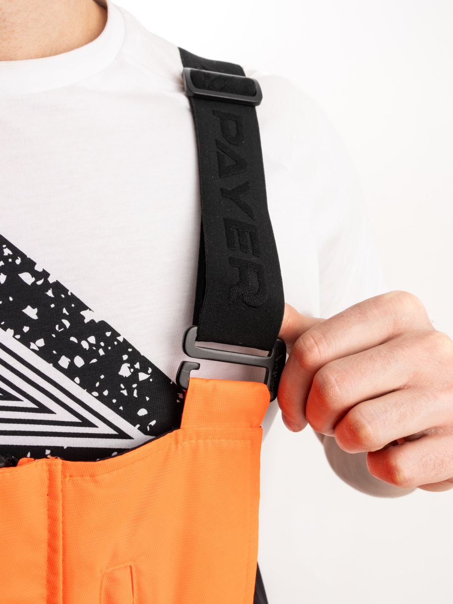 Кайт костюм PAYER, зимний -15, черный-оранжевый