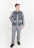 Антарес Костюм ИТР с полукомбинезоном NEW ENERGY (смесовая, серый/т.серый)
