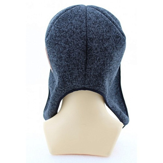 Шапка НОРДИК Трикотаж на искусст. овчине цвет ГРАФИТ р - XL