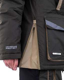 Камчатка МАГМА костюм для рыбалки GRAYLING. зимний хаки