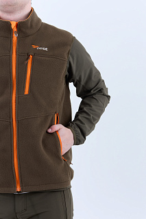 Кольт флисовый жилет PRIDE, демисезонный, хаки