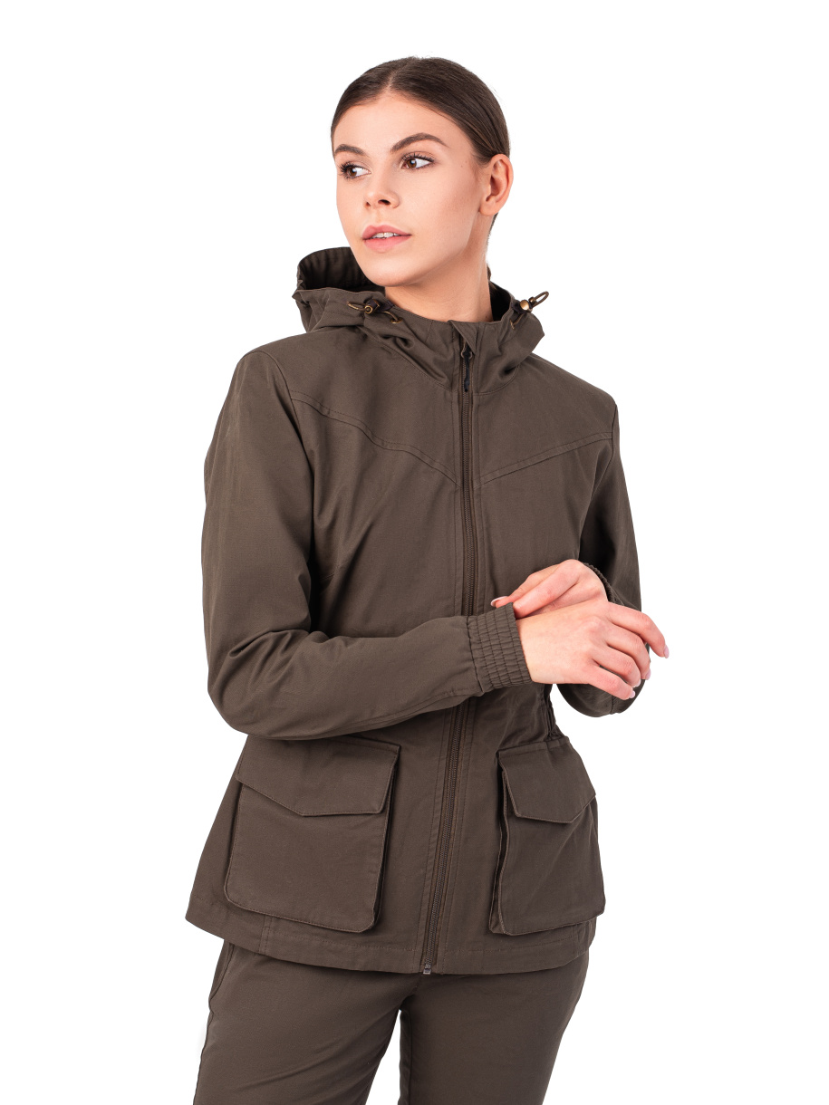 Илва женская куртка для охоты PRIDE, коричневый